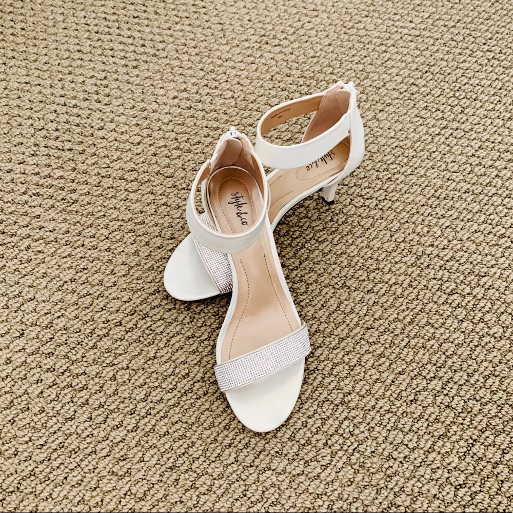 Style & Co Phyllis Two-Piece Evening Heels Size 8 - Picture 8 of 9
